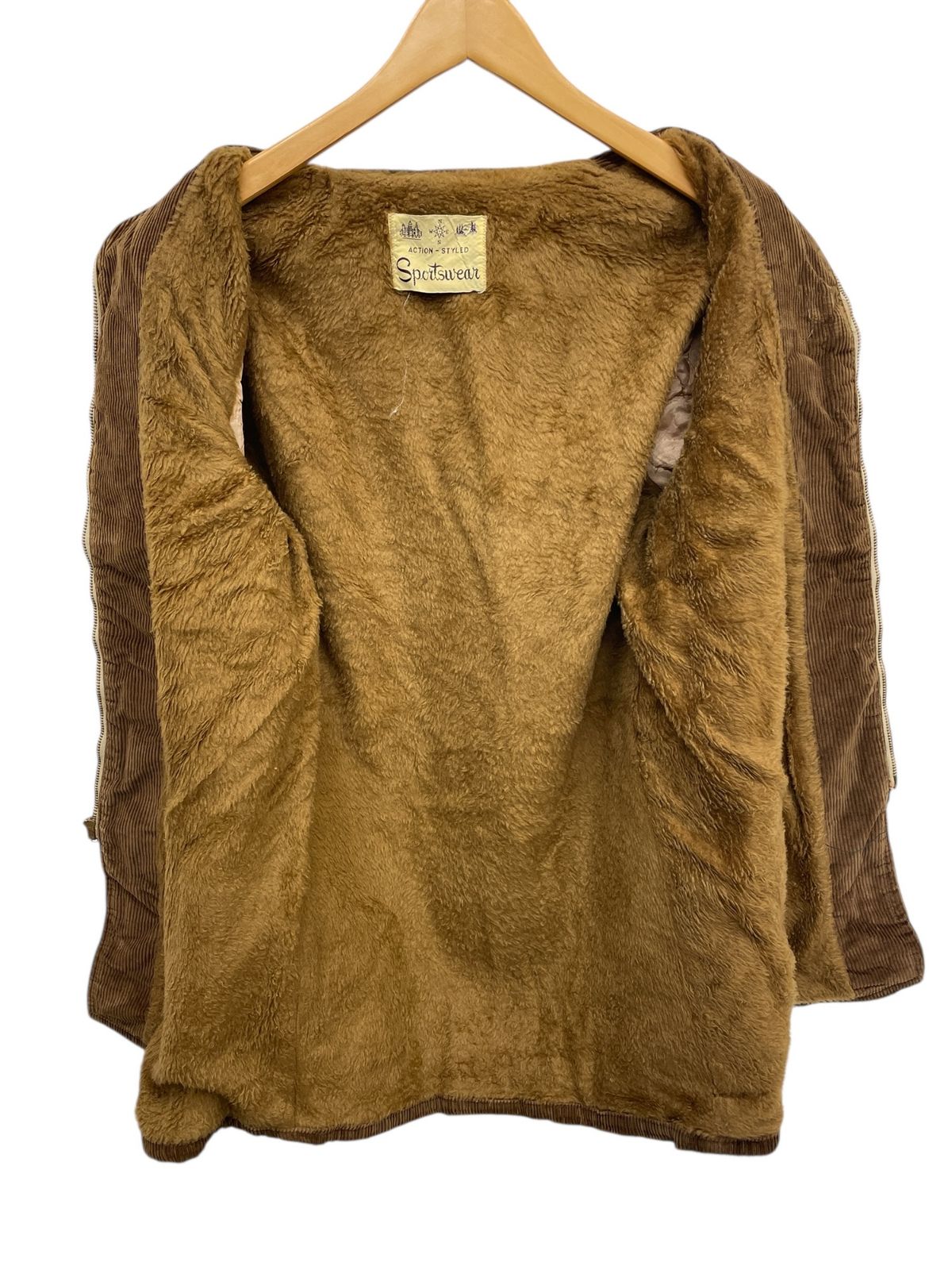 ACTION STYLED SPORTSWEAR 50s 古着 ビンテージ 太畝コーデュロイ