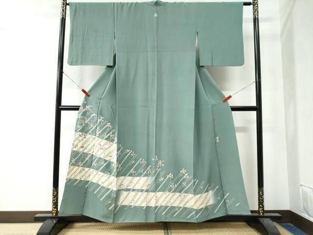 平和屋着物 本加賀友禅作家 中町博志 色留袖 枝花文 暈し染め 正絹 yc