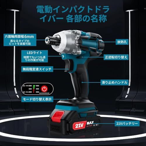 14ビット本付き軽量 小型インパクト