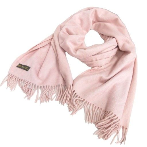 【美品】Loro Piana/ロロピアーナ　カシミヤ&シルク　ストール　ピンク 品質保証書 Loro Piana ピンク ストール 【公式通販】