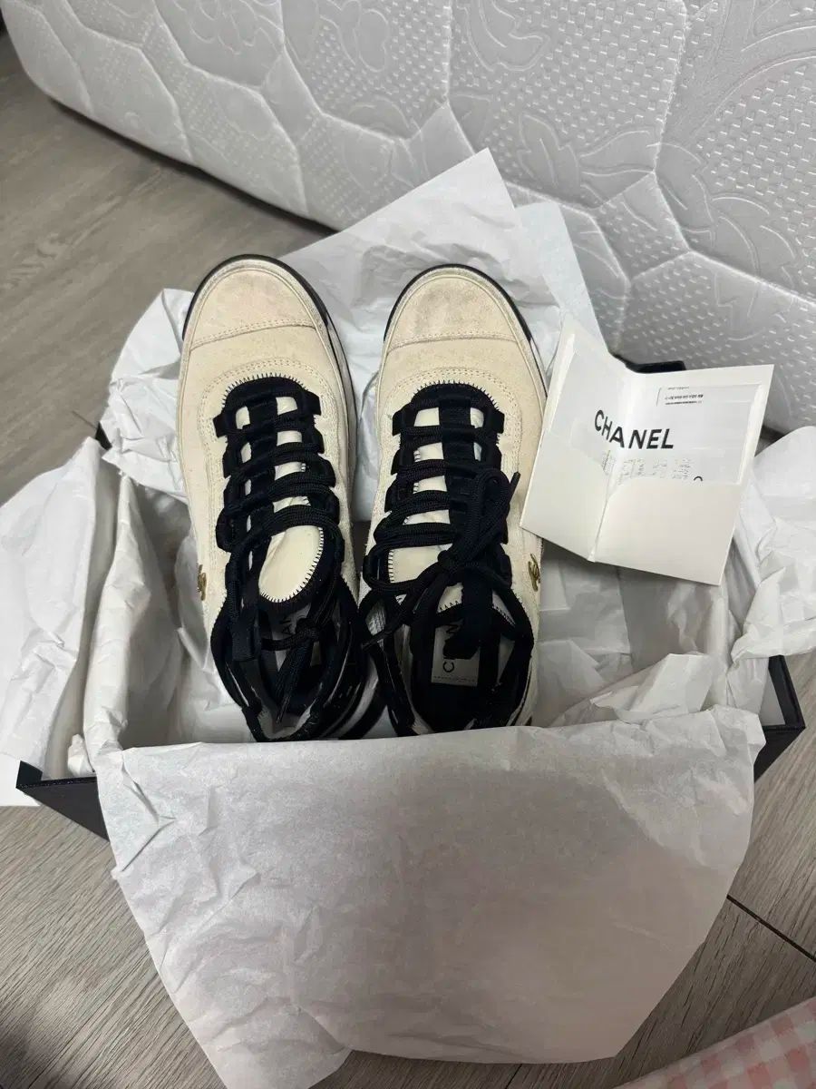 CHANEL ミックスファイバー スニーカー 36 5