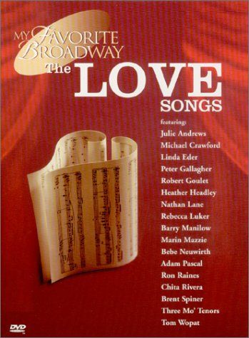 My Favorite Broadway Love Songs DVD David Horn Eve Adair