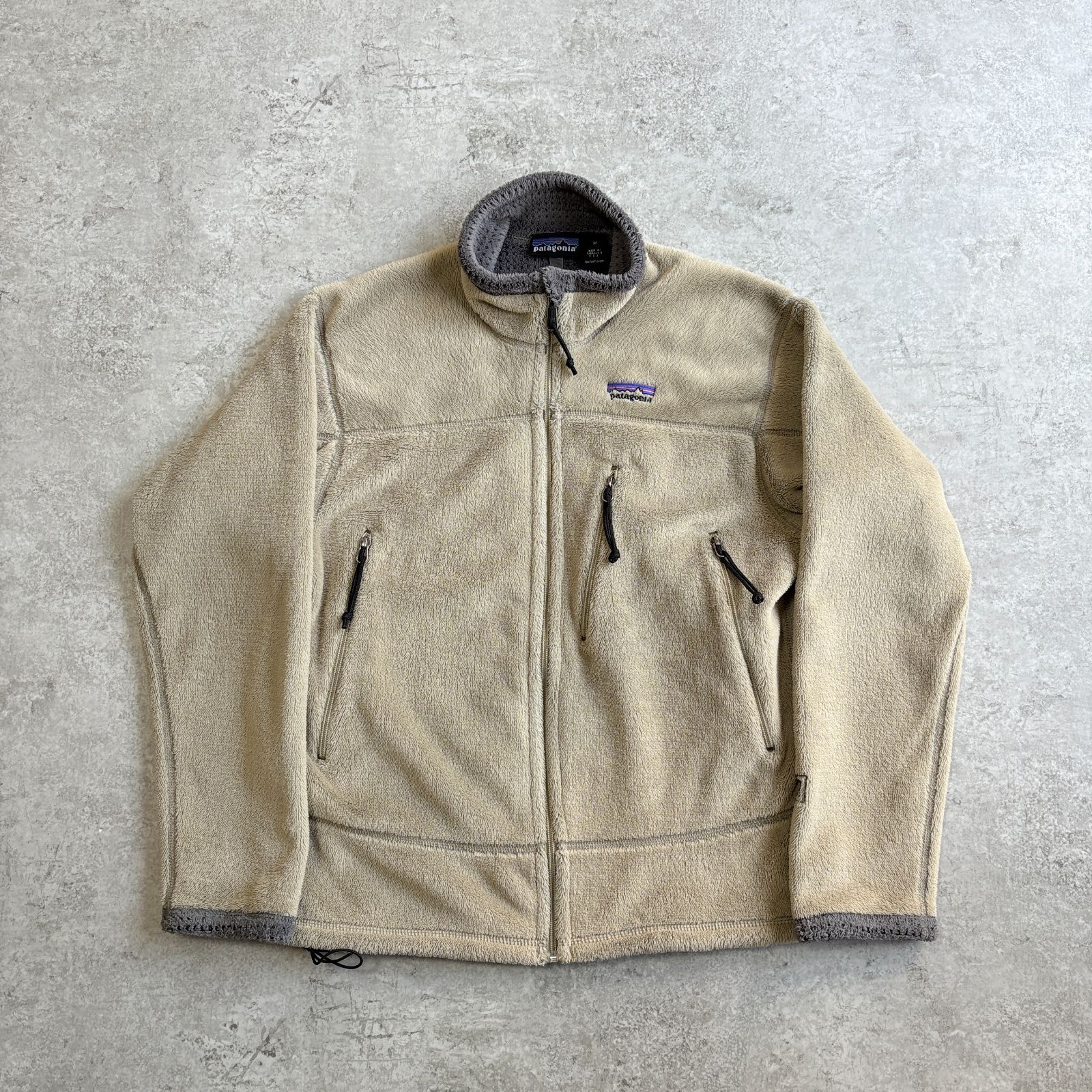 00s 2002年 USA製 patagonia R4 Jacket ” POLARTEC ”【 beige 
