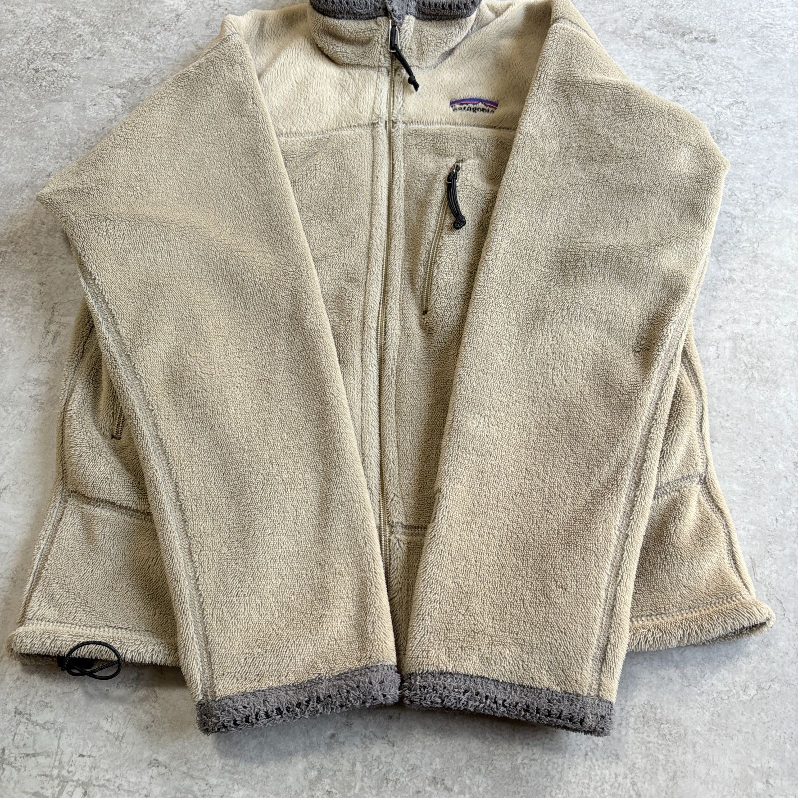 00s 2002年 USA製 patagonia R4 Jacket ” POLARTEC ”【 beige 
