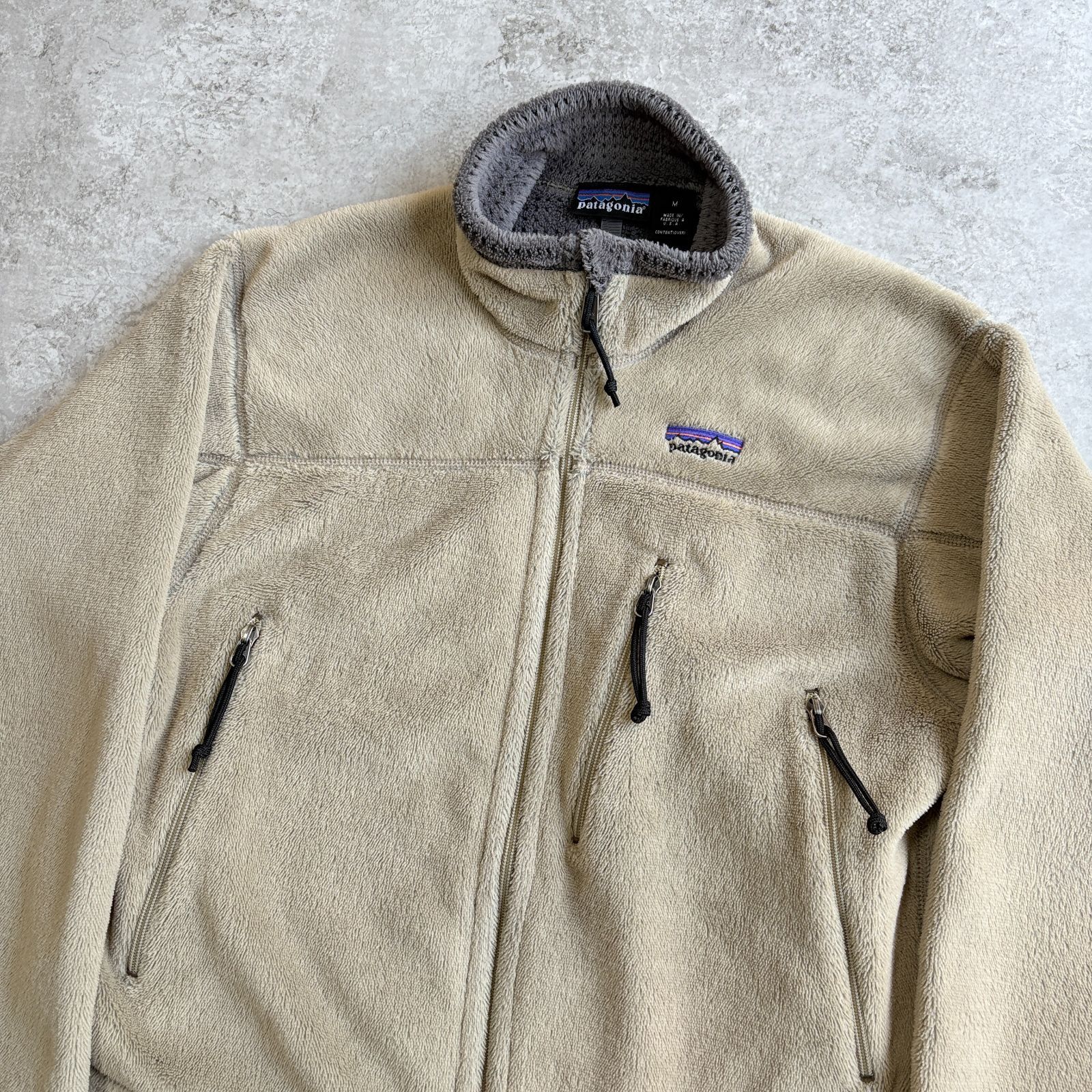 00s 2002年 USA製 patagonia R4 Jacket ” POLARTEC ”【 beige 