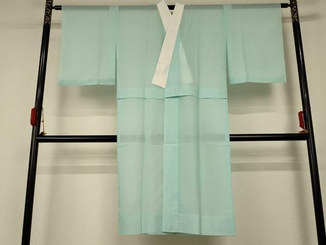 平和屋着物 洗える最 着物 英 はなぶさ謹製 夏物 長襦袢 絽 錆青磁色 洗える着物 jd