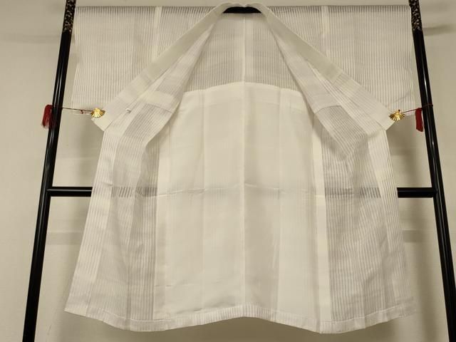 平和屋着物 夏物 長襦袢 紗 縞 正絹 jd