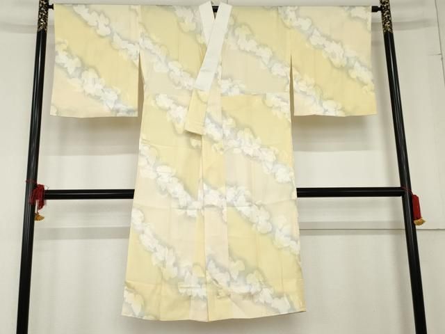 平和屋着物 長襦袢 無双仕立て 舞葉文 暈し染め やまと誂製 正絹 cs