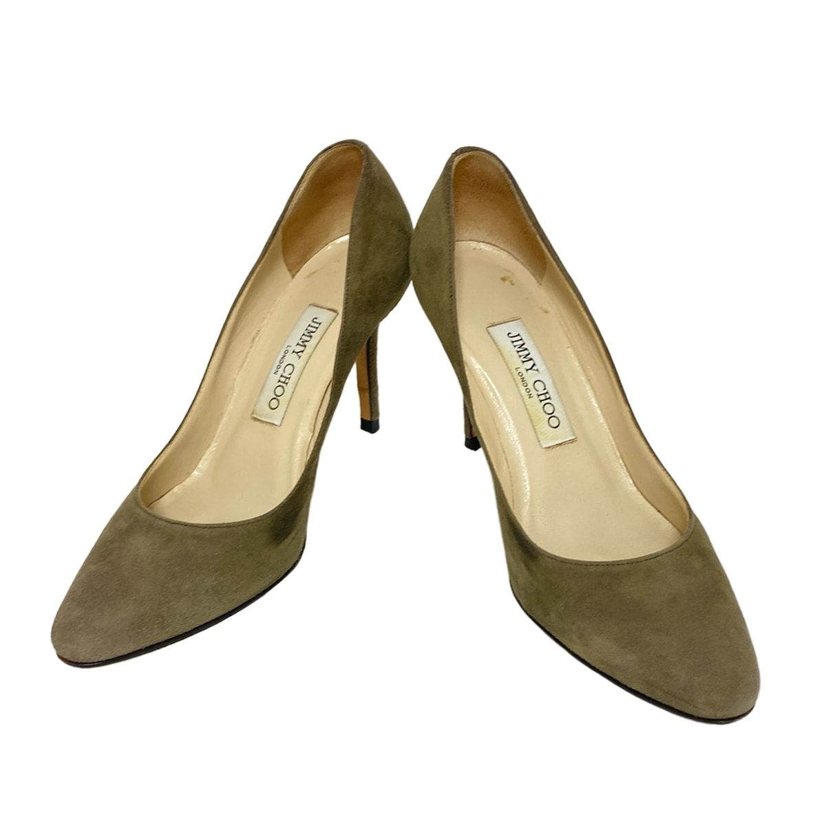 JIMMY CHOO(ジミーチュウ) パンプス 37 レディース - カーキ - メルカリ