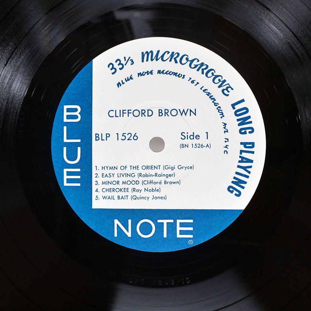帯 国内盤 CLIFFORD BROWN/MEMORIAL ALBUM/BLUE NOTE BLP1526 LP