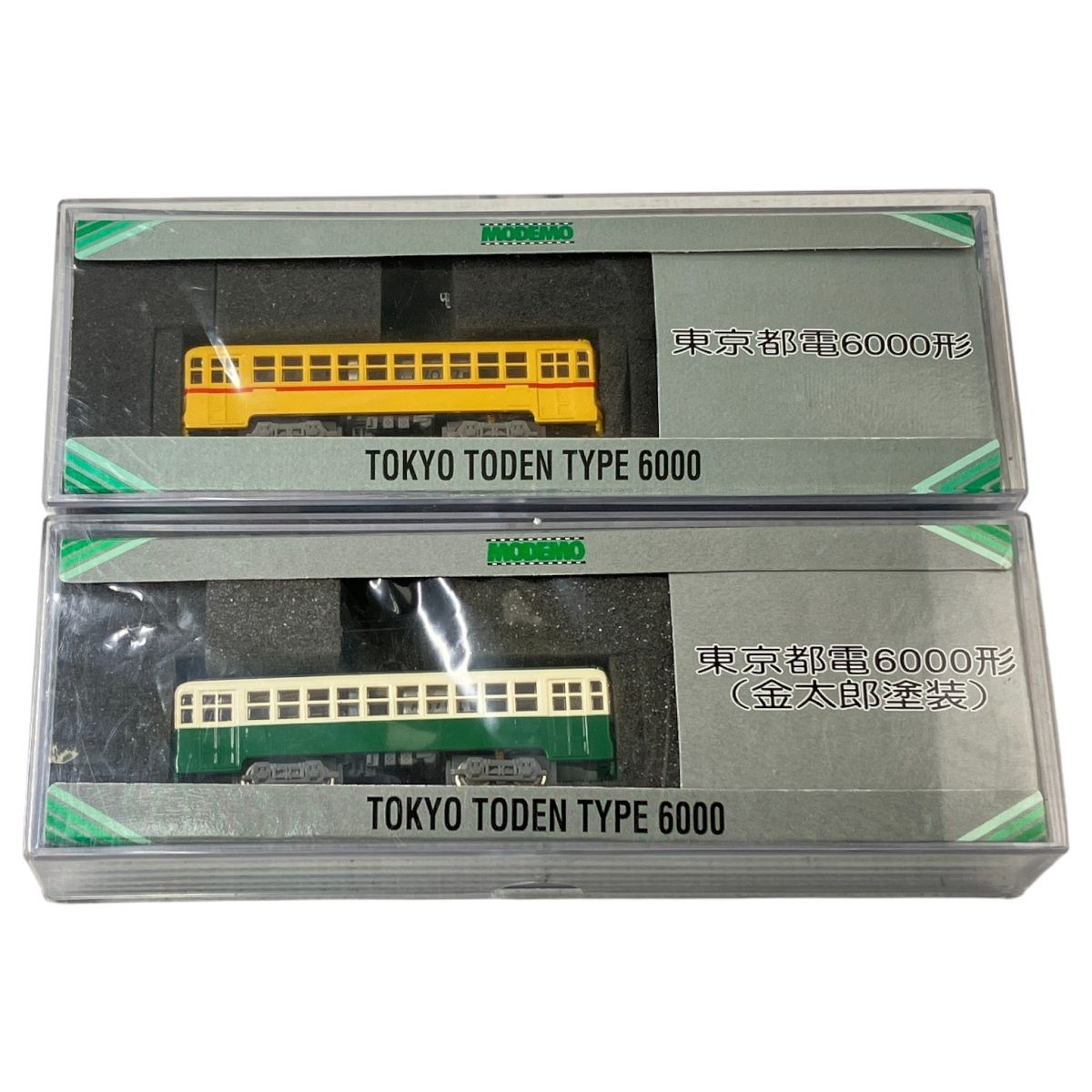 MODEMO NT 1 3 東京都電 6000形 通常塗装 金太郎塗装 2両セット Nゲージ 鉄道模型 コレクション模型 改造パーツ