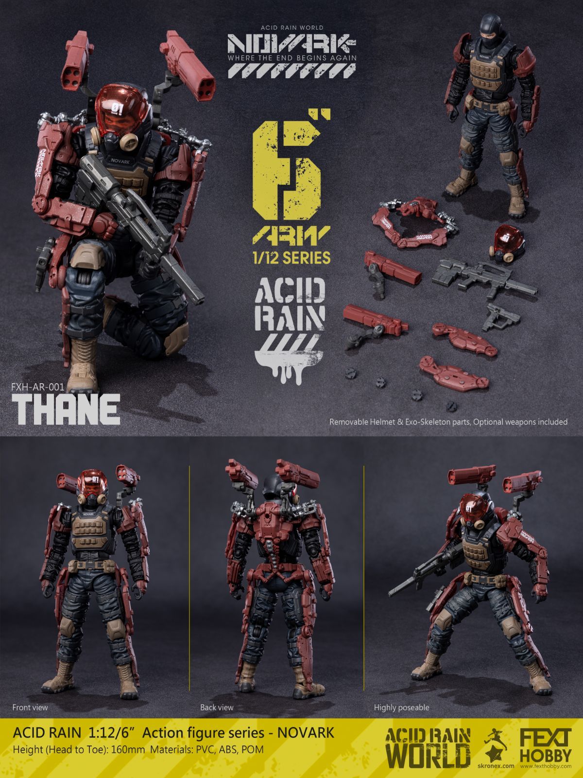 Acid Rain FXH-AR-001 THANE 1:12 アシドレイン ACID RAIN WORLD 《酸雨戦争》 アシドレインワールド FXH-AR-001 THANE
