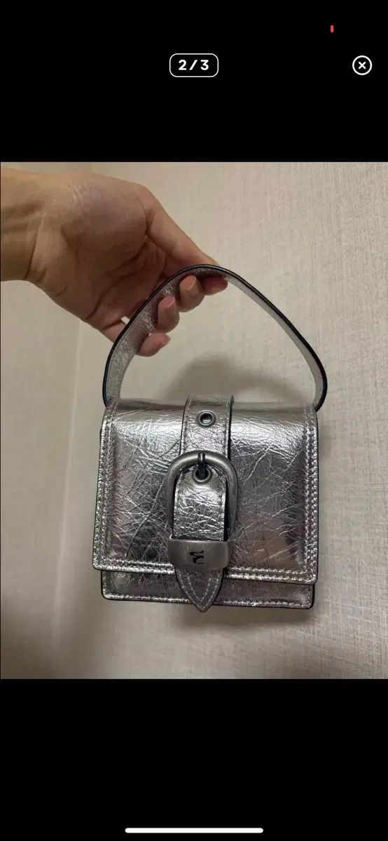 MARGESHERWOOD BEAKERエクスクルーシブ ラブ ミニバック シルバー