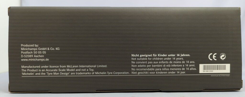 Paul sModelArt 1 McLaren Mercedes MP 4 19 K Raikkonen 6