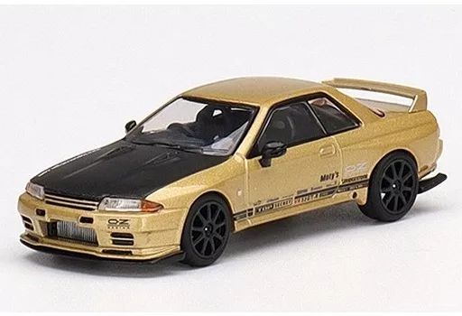 中古】ミニカー 1/64 Top Secret Nissan スカイライン GT-R VR32 右