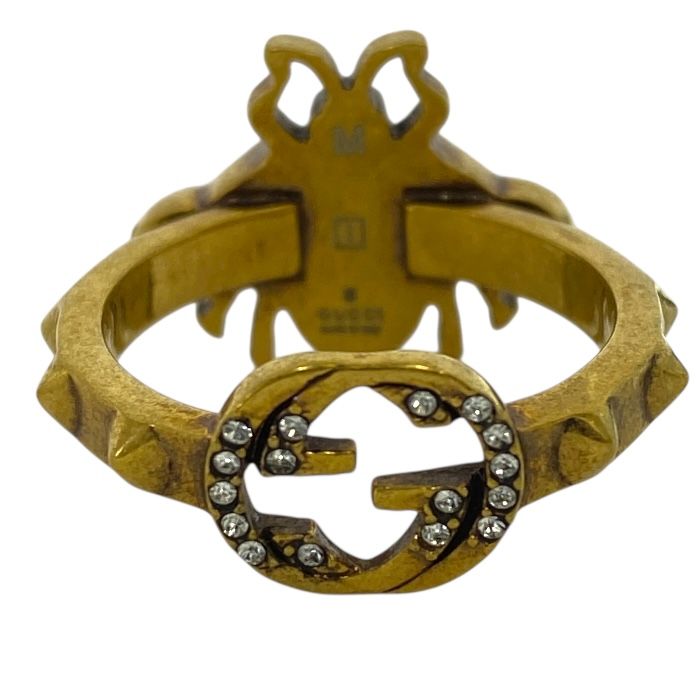 グッチ インターロッキングG Bee ビー リング ストア 指輪 ライン