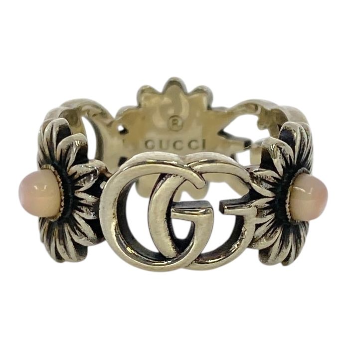 GUCCI グッチ ダブルG マザーオブパール フラワー リング 指輪 11号 楽天市場】GUCCI グッチ レディースリングダブルGフラワー指輪インター