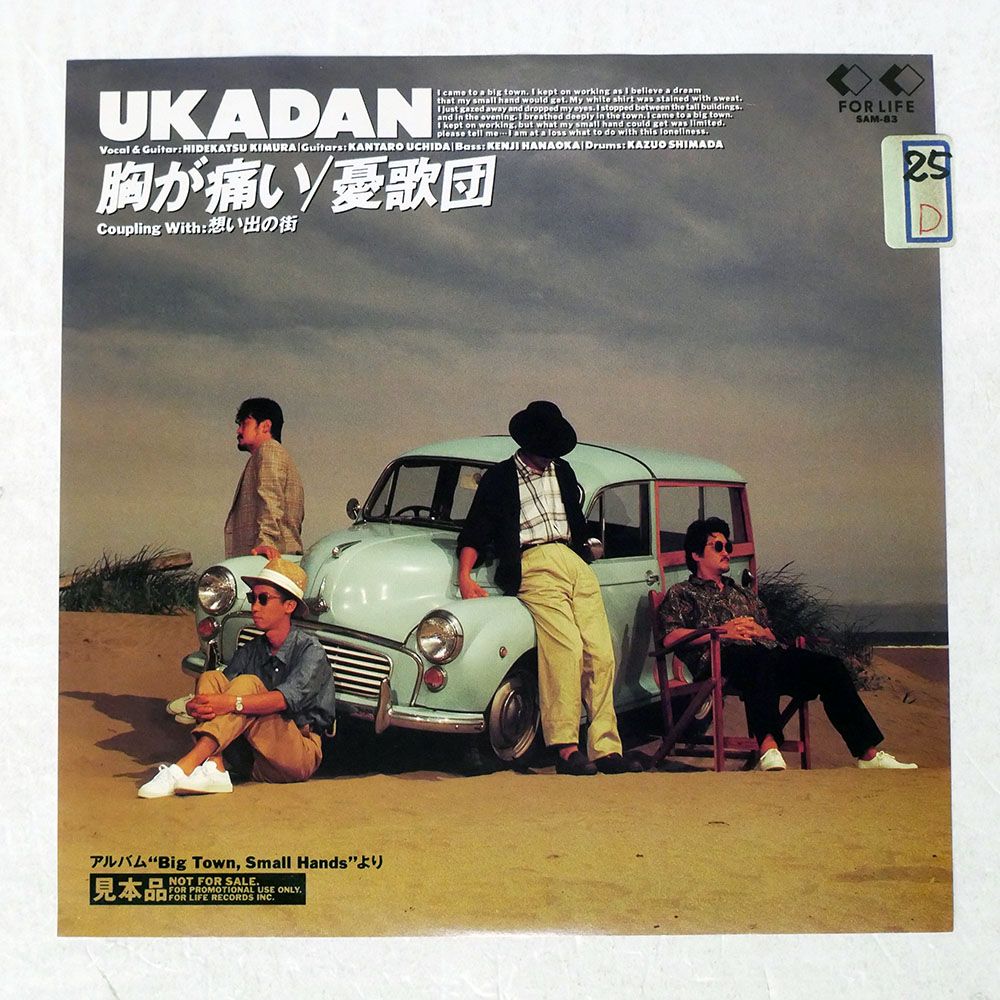 見本盤 国内盤 憂歌団/ビッグタウンスモールハンズ/FOR LIFE FLCF3549