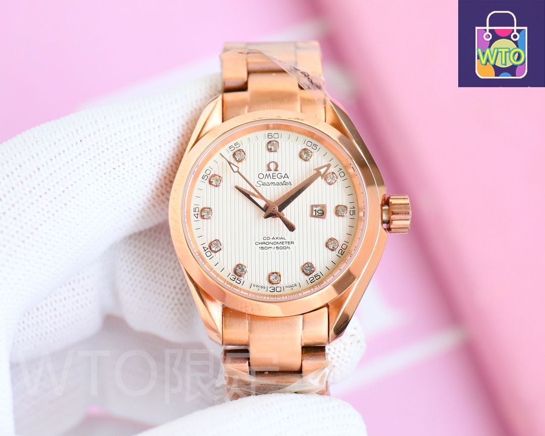 今日特価】Omega オメガ シーマスター 新モデル レディースウォッチ