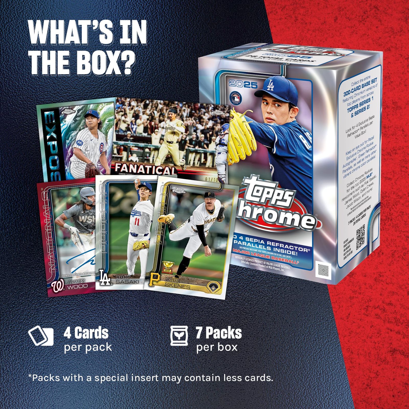 2025 Topps Chrome Baseball - VALUE 【公式通販】