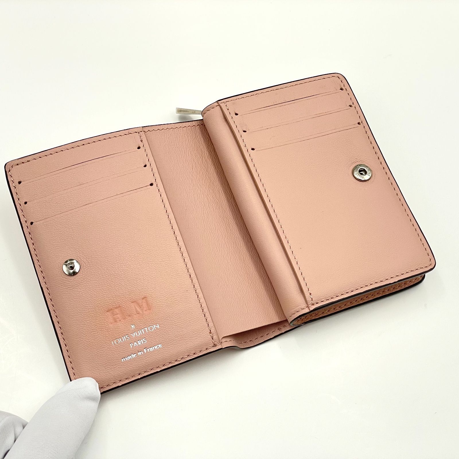 Louis Vuitton ルイヴィトン モノグラム ポルトフォイユ クレア ローズ