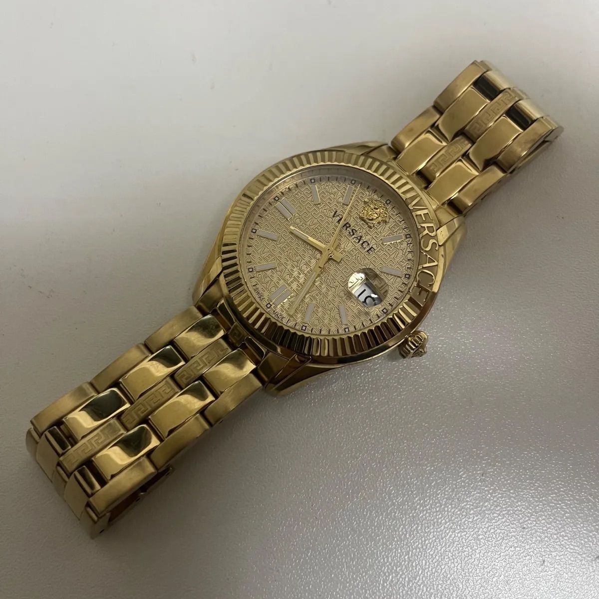 versace ヴェルサーチェ 腕時計 ゴールド 生産終了 コマなし