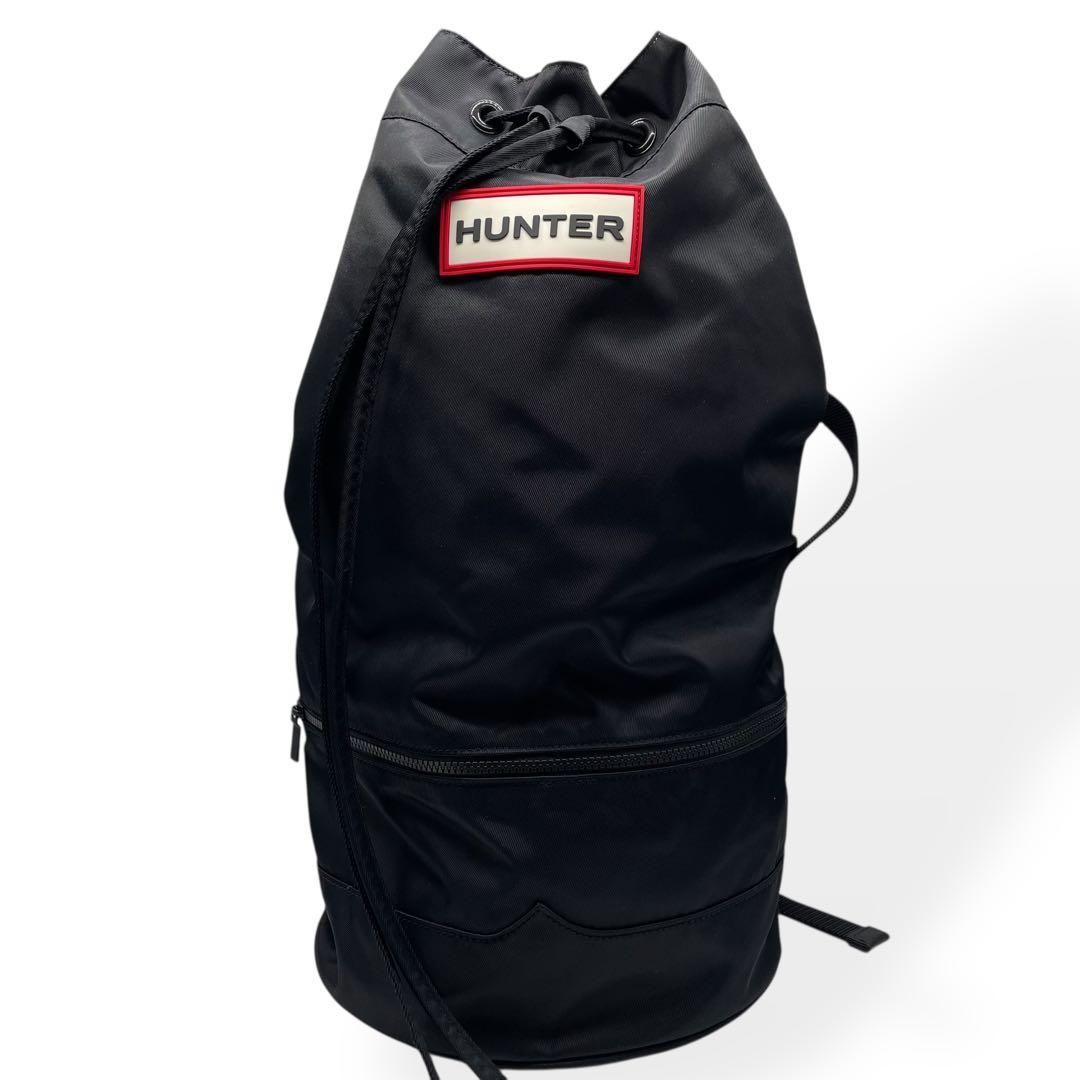 未使用級　HUNTER ハンター　大容量リュック　ダッフルバッグ　ブラック 未使用級 HUNTER ハンター 大容量リュック ダッフルバッグ ブラック