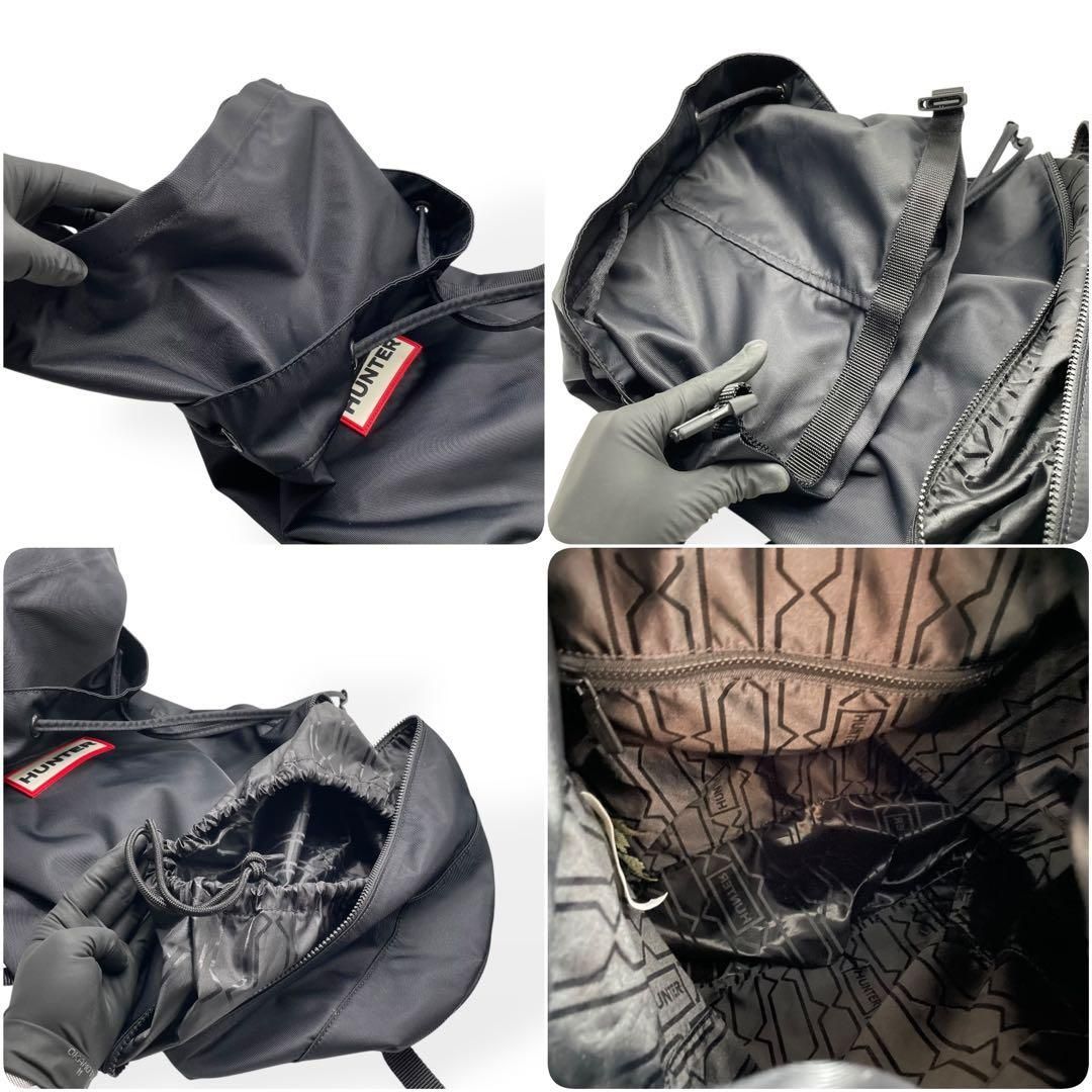 未使用級 HUNTER ハンター 大容量リュック ダッフルバッグ ブラック