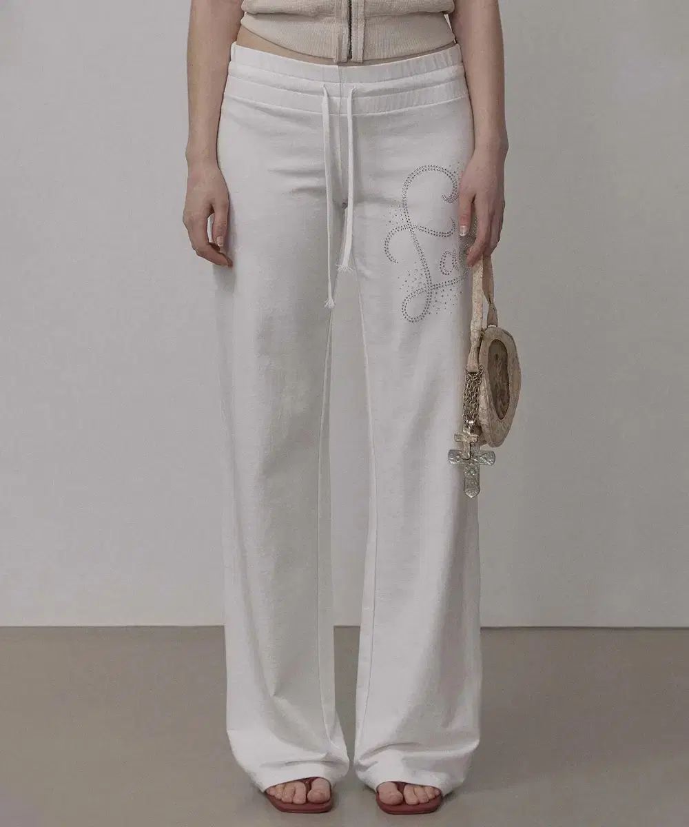 SCULPTOR スカルプター Faith Cotton Track Pants 白