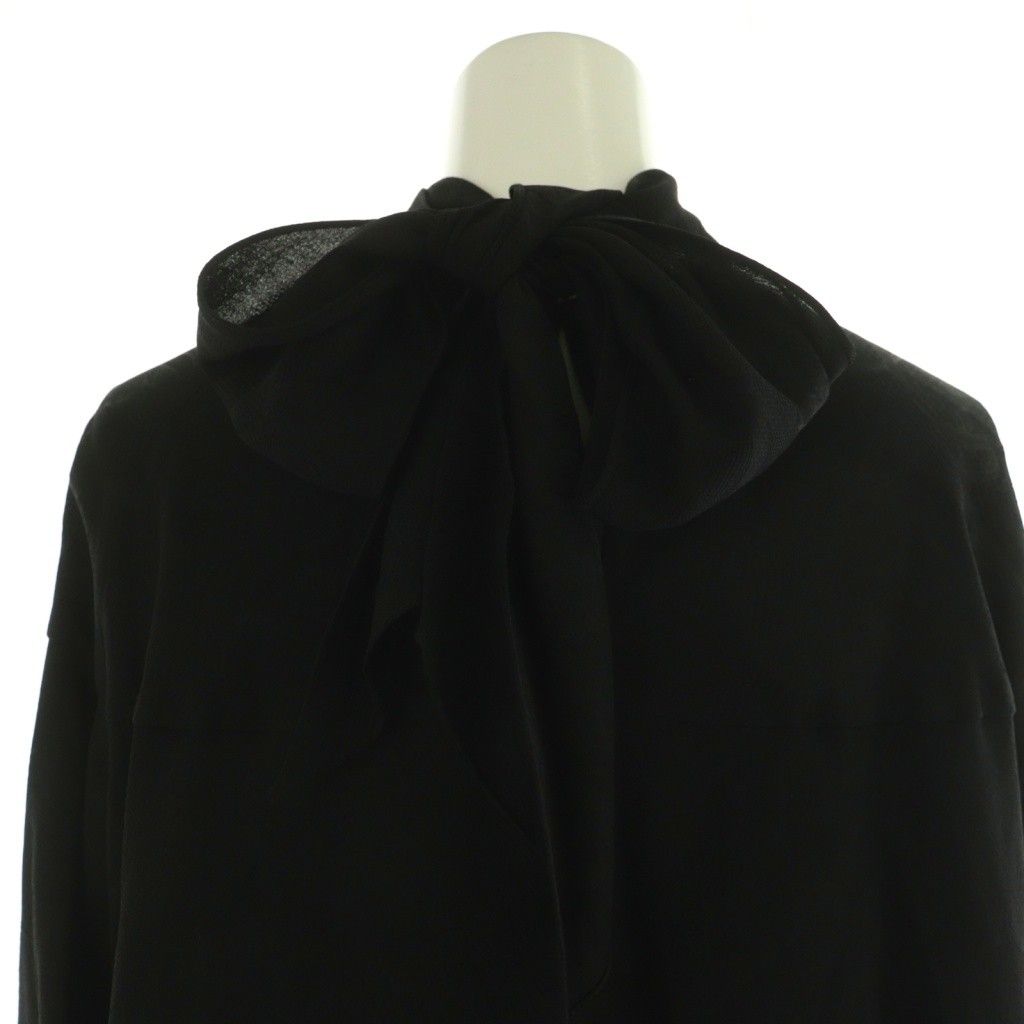 ギャザーシルクブラウス