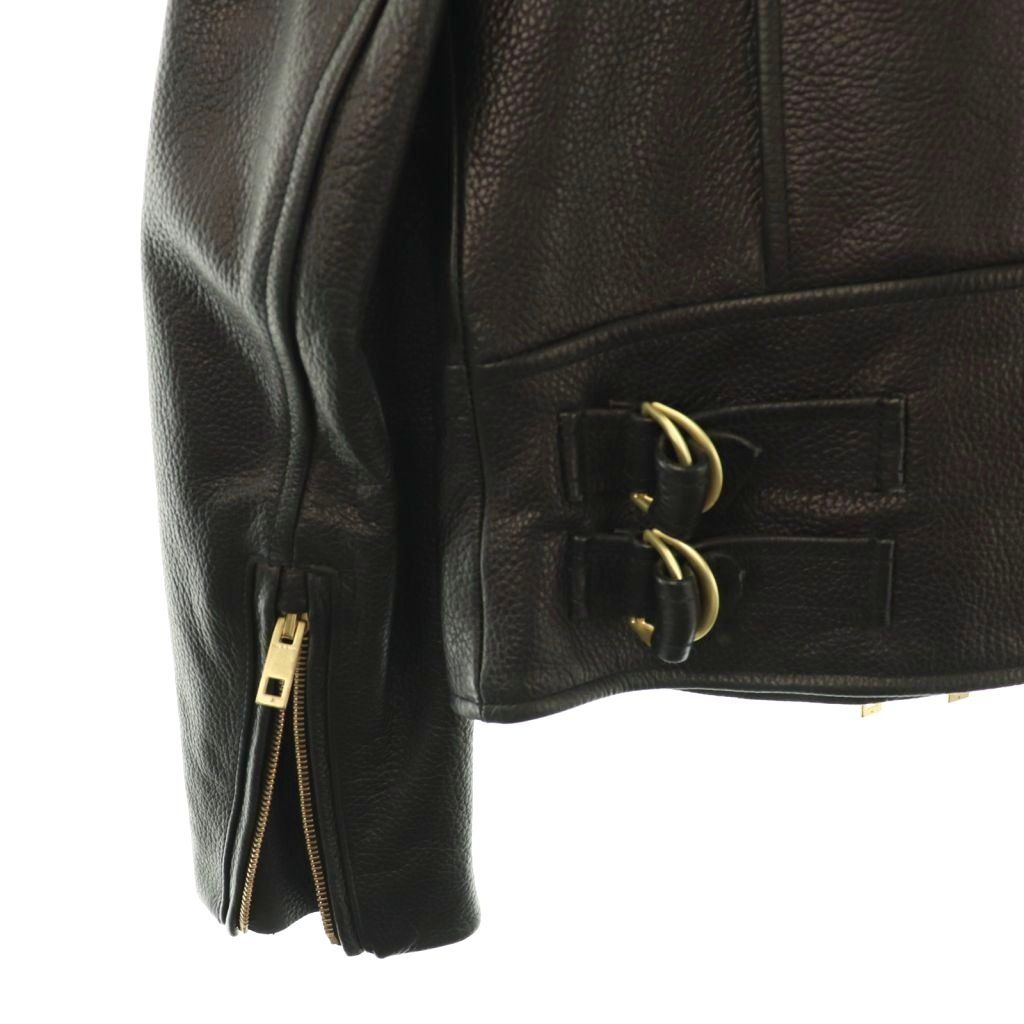 ラグ&ボーン RAG&BONE 襟ボア カウレザー ライダース ジャケット 2