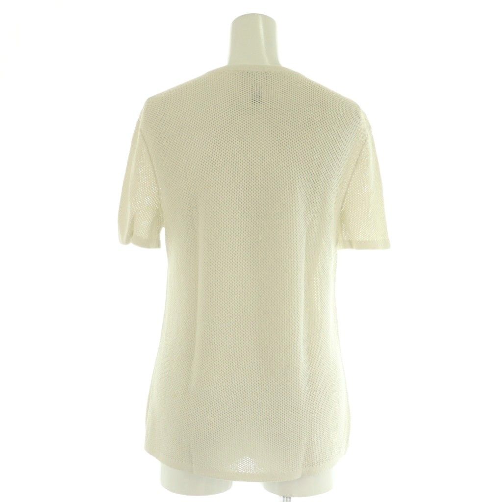 CHANEL シャネル 半袖 ニット カットソー Tシャツ 黄色 イエロー 96P