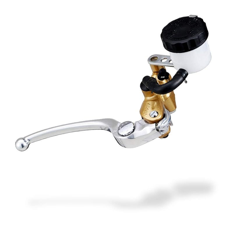 デイトナ Daytona マスターシリンダー バイク ブレーキ ラジアル 縦型 φ19 横型5 8インチ相当 NISSIN ニッシン ゴールドボディ バフクリアーレバー 1