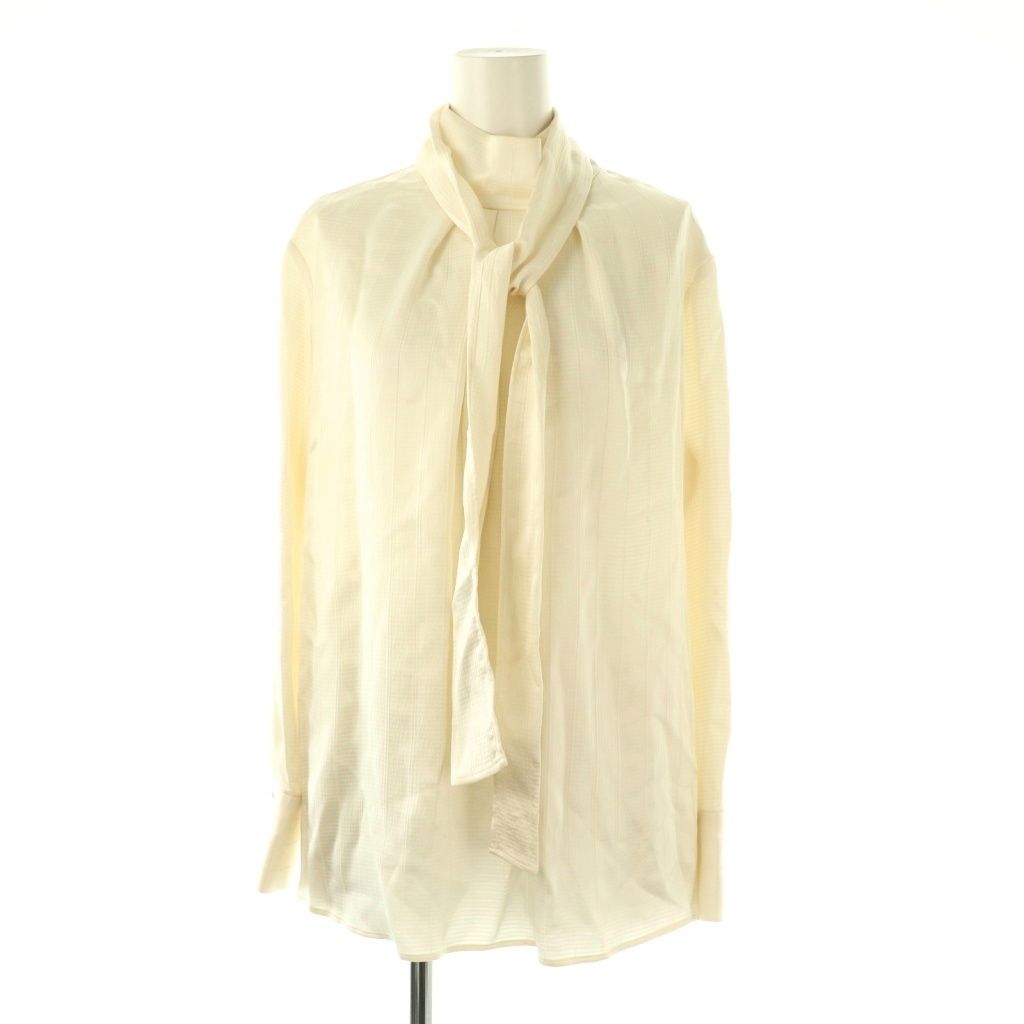セオリーリュクス theory luxe 25 SS Coudrey Jacqueline シャツ ブラウス 長袖 プルオーバー 38 アイボリー NR OS