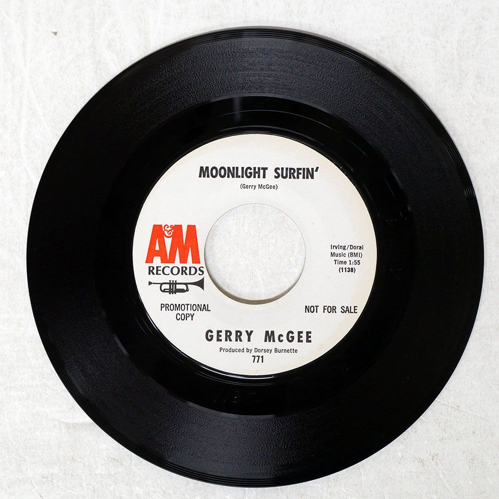 見本盤 US盤 JERRY MCGEE SURFIN CAJUN GUITAR A-M 771 7