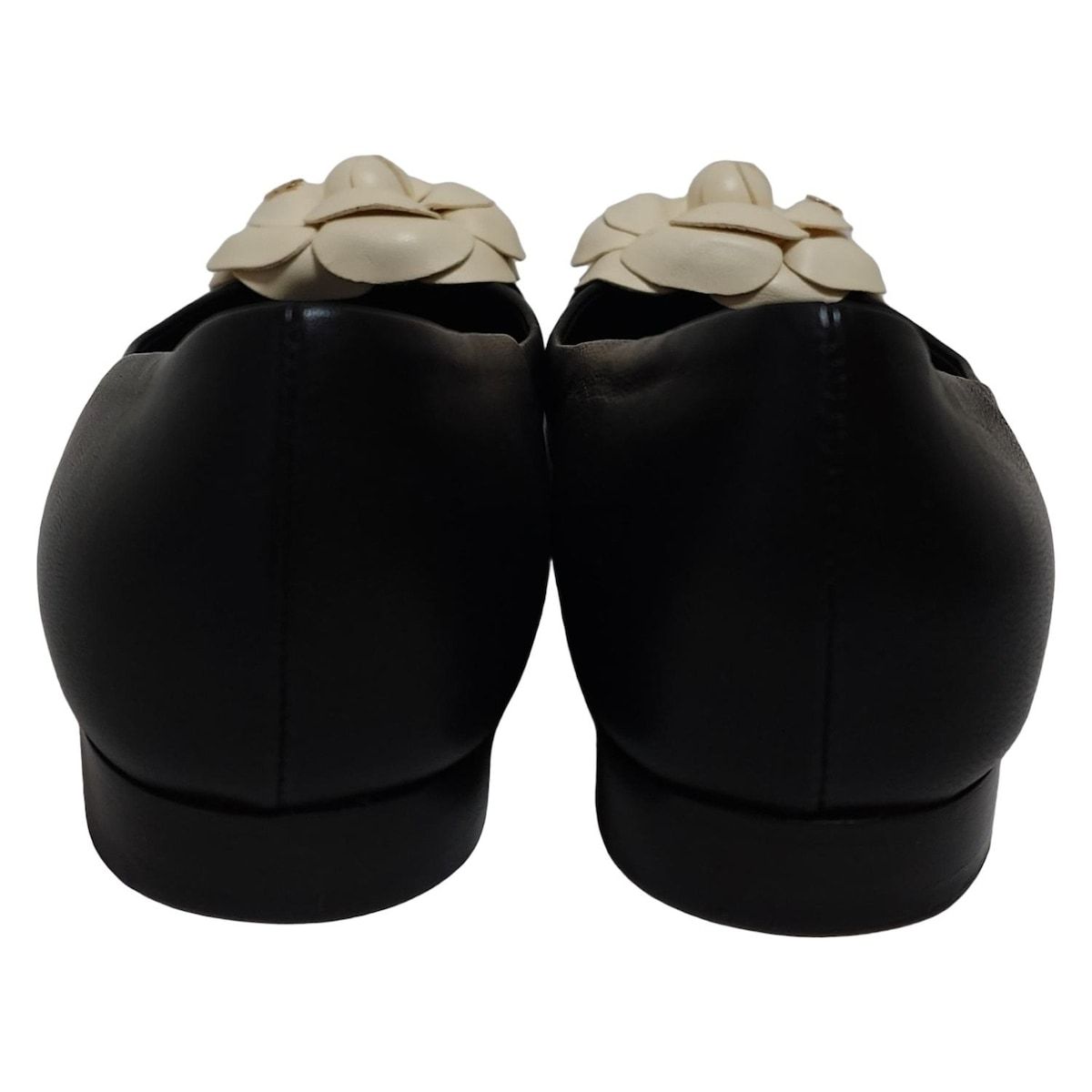 CHANEL(シャネル) フラットシューズ 35 1/2 C レディース - G29019 黒