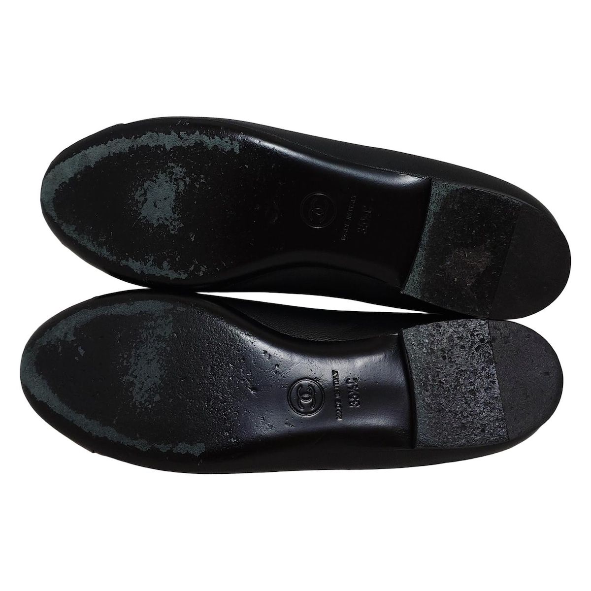 CHANEL(シャネル) フラットシューズ 35 1/2 C レディース - G29019 黒