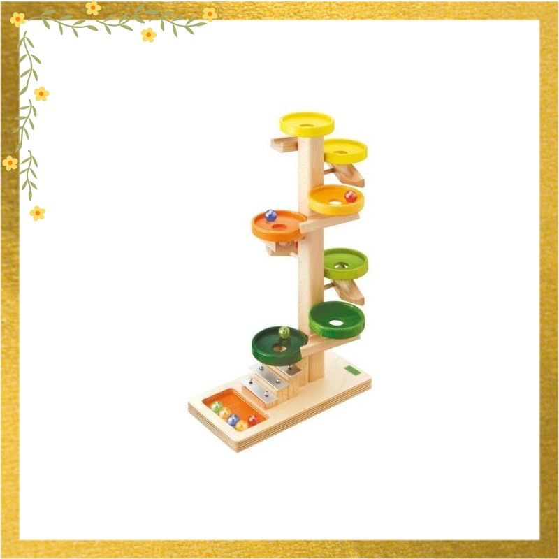 BECK ベック 木の転がす遊び トレイクーゲルタワー レインボー 0