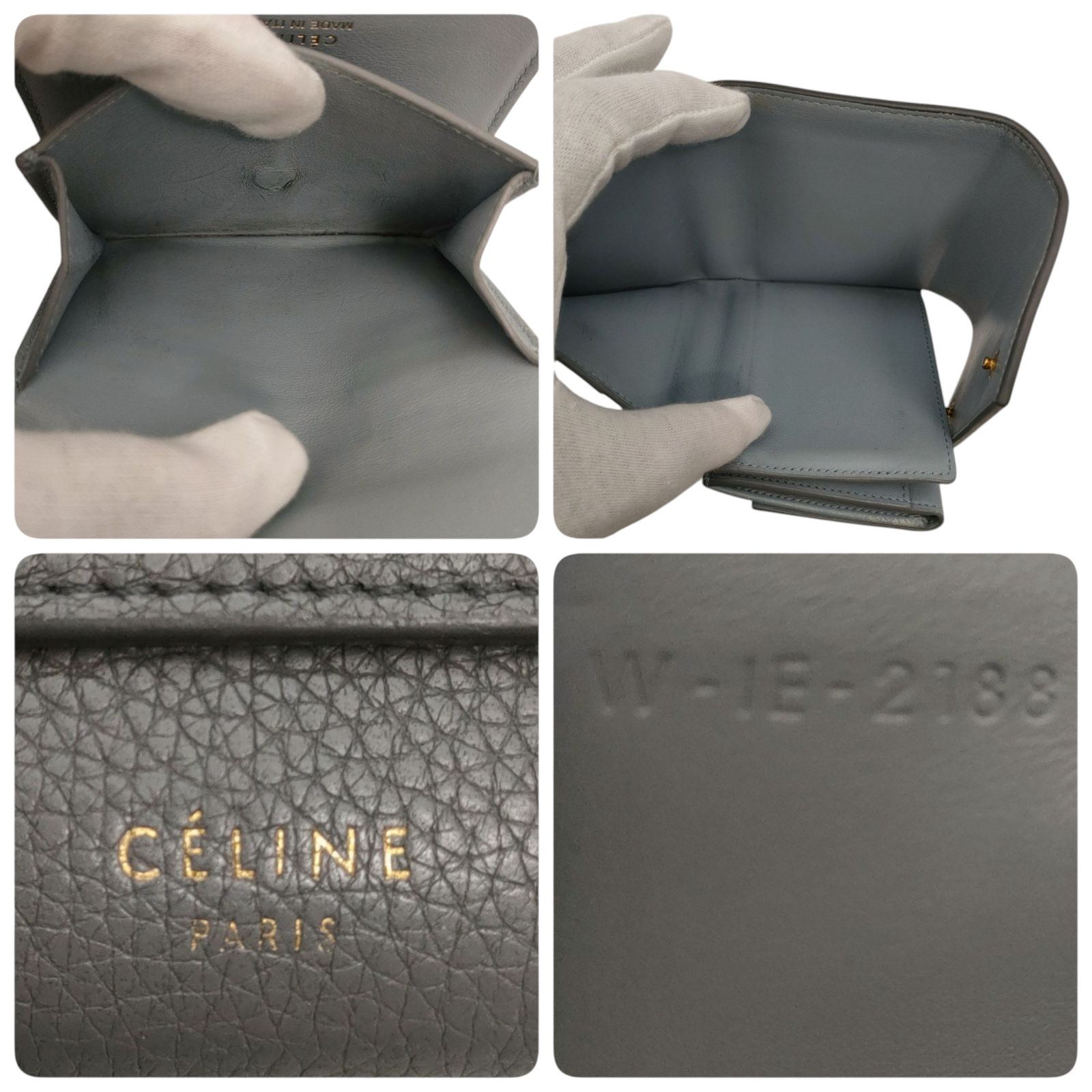 セリーヌ 三つ折り財布 スモールフォールデットマルチファンクション