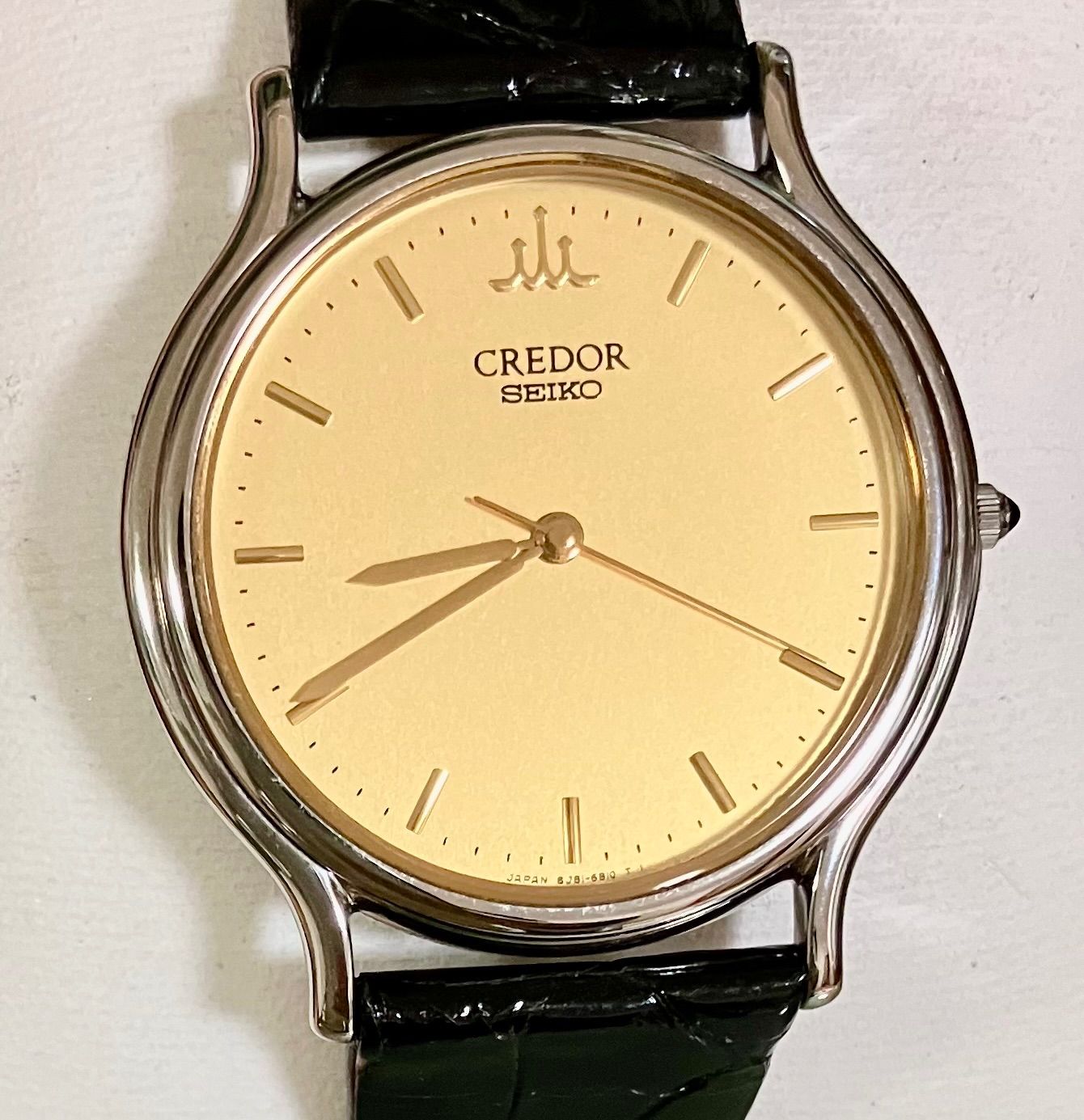 ☆稼働品☆SEIKO セイコー☆8J81-6A30☆CREDOR クレドール☆QZ