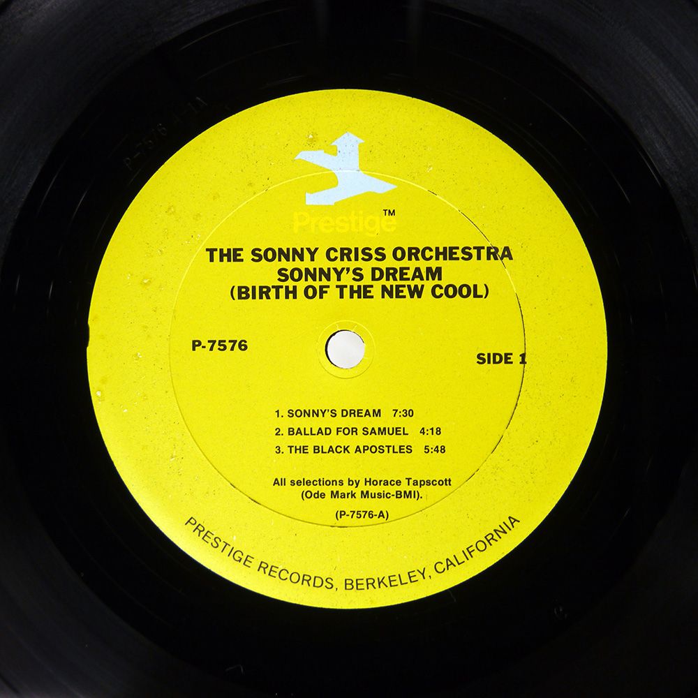 US盤 SONNY CRISS S DREAM BIRTH OF THE COOL PR 7576 LP その他 レコード CD DVD ブルーレイ