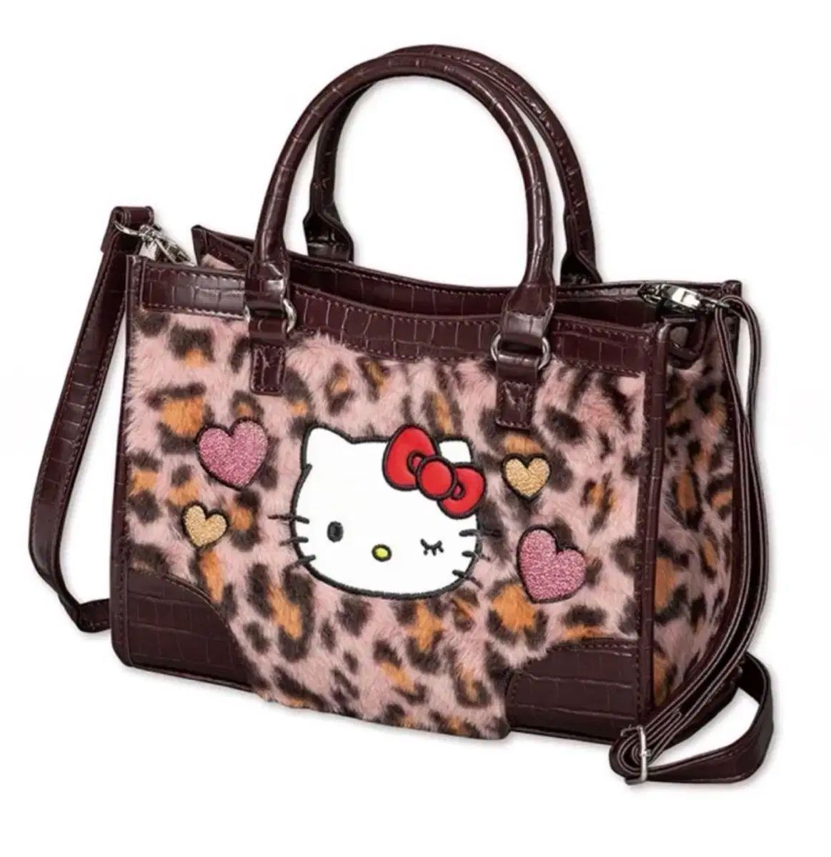 ま  予約) Sanrio HELLO KITTY アベイル ヒョウ柄 トートバッグ