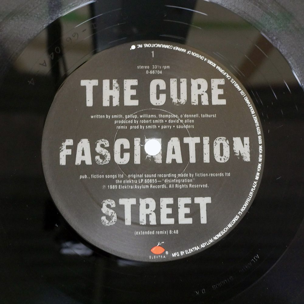 レコード US盤 THE CURE/FASCINATION STREET/ELEKTRA 66704 12