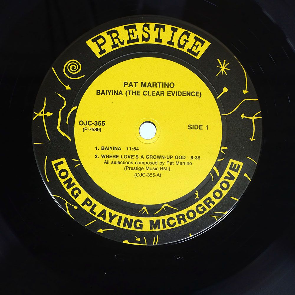 US盤 PAT MARTINO BAIYINA THE CLEAR JAZZ OJC 355 LP その他 レコード CD DVD ブルーレイ