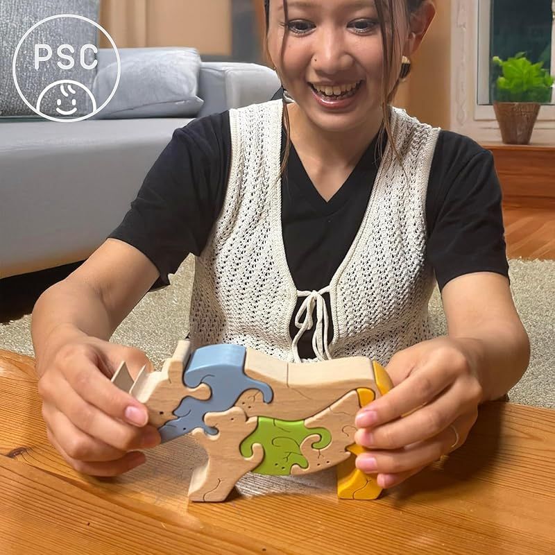 | パズル 知性的木のおもちゃ psc 日本 ︎サイ(B)のスタンディングパズル 型はめ 積み木 サイ(B)のスタンディングパズル 木のおもちゃ製作所・銀河工房「知育 知育玩具 木のおもちゃ&frasl;象のスタンディングパズル 型 木のおもちゃ&frasl;サイ(B型)のスタンディングパズル グッドトイ選定商品 SALEクーポンあり送料無料●