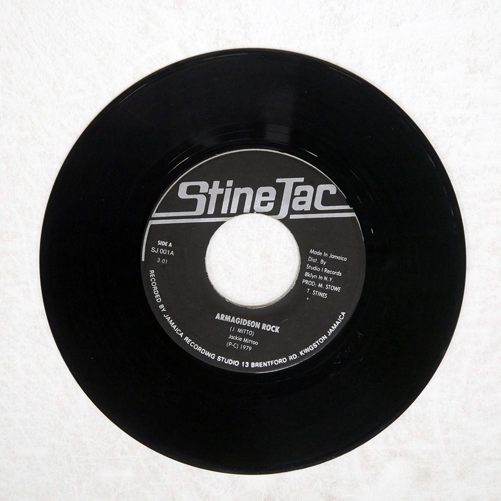 US盤 JACKIE MITTOO ROCK MASH DOWN BABYLON STINE JAC SJ 001 7