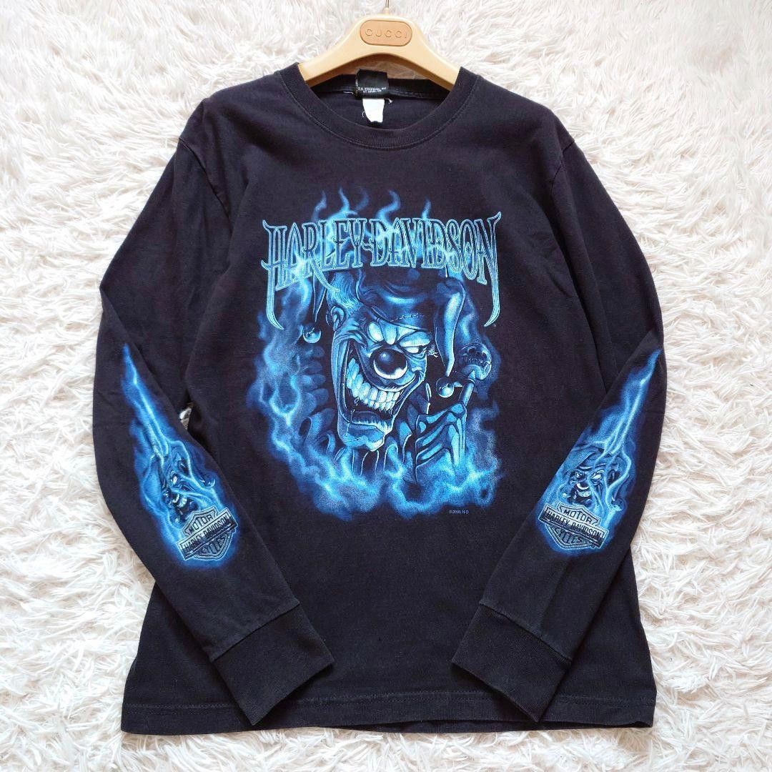 希少 ハーレーダビッドソン ピエロ 両面プリント アームプリント