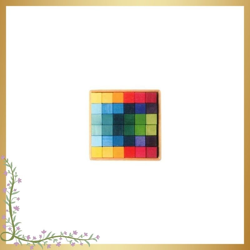 希少Grimm's グリムス 木製積み木 三角土台セット シュタイナー