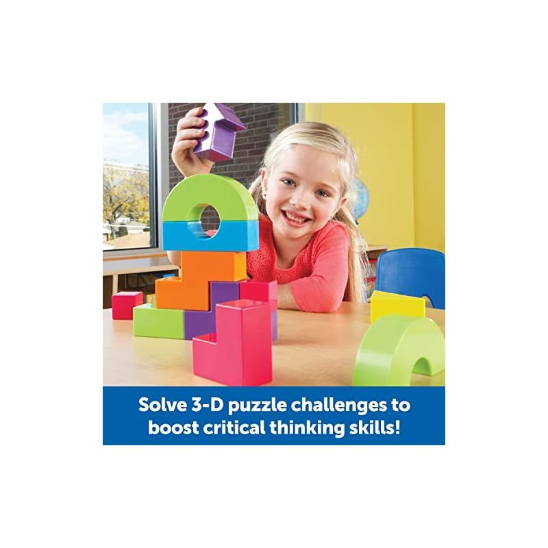 ラーニング リソーシズ Learning Resources ブロックス360°3歳頃 LNR 9284 ピンク オレンジ 青 紫など 0