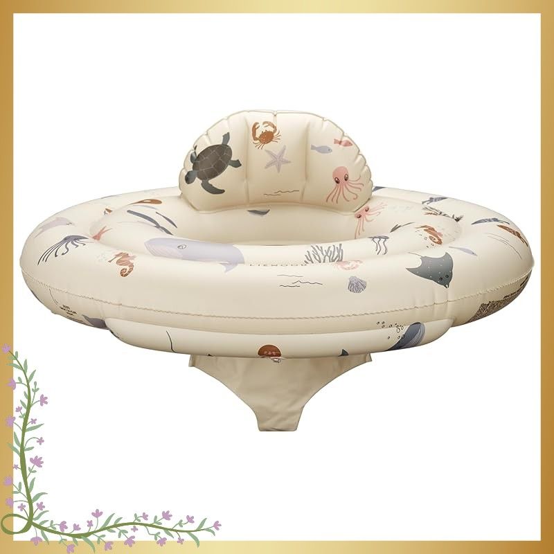 LIEWOOD リーウッド Dawn Baby Printed Swim Seat Sea creature 1